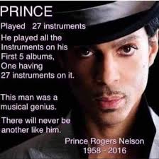 Icon. Legend. Musical Genius. RIP Prince 💜