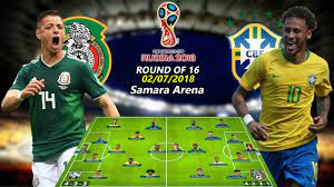 Brazil Vs Mexico 2018 Fifa World Cup Russia Round Of 16 Potential Lineups Score Predictions Youtube