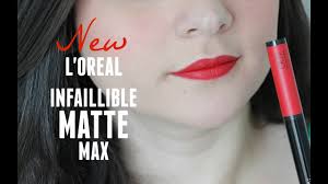 Нанесете цвета на чисти и сухи устни. Mon Avis Infaillible Matte Max Fard A Levres De L Oreal Jeni Cherie