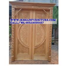 Model pintu kayu rumah, desain pintu jati, gambar pintu rumah kayu jati, salam kenal & sukses selalu !!! Jual Model Pintu Rumah Kayu Jati Pintu Rumah Ukir Klasik Kayu Jati Kab Jepara Ikhsan Furniture Tokopedia