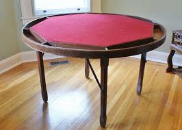 Vintage Poker Table With Folding Legs Poker Table Simple Storage Folding Poker Table