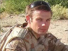 Bomb hero Capt Daniel Shepherd's widow collects medal