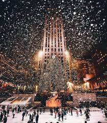 Rockefeller Center At Christmas Christmas Xmas Newyork New York Christmas Nyc Christmas Christmas Aesthetic