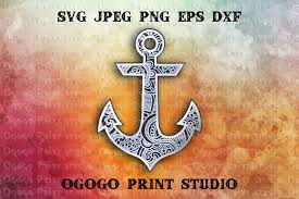 Download 3d Layered Anchor Mandala Svg Zentangle Svg Sea Svg 777639 Cut Files Design Bundles