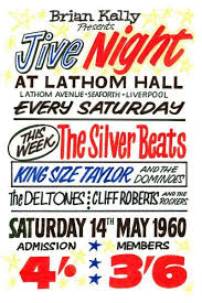 The Beatles At Lathom Hall Seaforth Concert Poster 1962 Concert Posters Music Concert Posters Beatles Poster