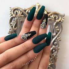 Matte black nails and black glitter accent ones for parties light blue matte nails are a great idea for summer to feel refreshed 40 Matte Coffin Nails You Need To Try This Summer Styles Art