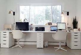 I decided to construct my desk out of a door slab and some adjustable desk legs from ikea. 99 Latest Scandinavian Style Interior Apartment Ideas To Try Ikea Home Ikea Home Office Home Office Desks