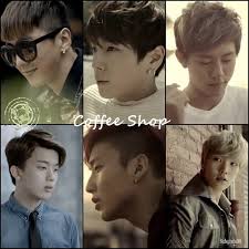 B A P Zelo Youngjae Jongup Himchan Daehyun Yongguk Coffee Shop