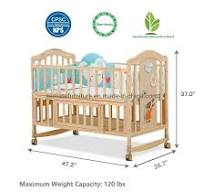 Adjustable 4-in-1 Convertible Mini Baby Crib with Conversion ...
