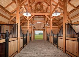 Doesn't matter how many horses you have or where your farm is located. Carolina Horse Barn Handcrafted Timber Stable Vermont Timber Works