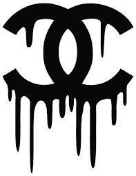 Chanel Dripping Logo Chanel Art Print Chanel Art Chanel Logo