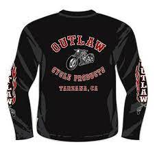 Unfollow long sleeve biker shirt to stop getting updates on your ebay feed. Outlaw Cycle Products Black Biker Motorcycle Long Sleeve T Shirt Ebay