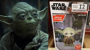 Celebrate The Holidays With This Christmas Yoda Inflatable Inside The Magic