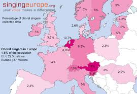 There are 44 countries in europe today, according to the united nations. Singing Europe European Choral Association