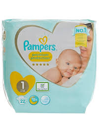 Pampers New Baby Size 1 Carry Pack 22 Nappies