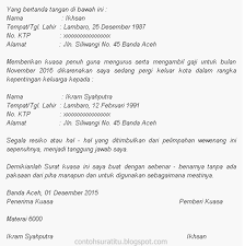 Surat kuasa pengambilan uang pensiun. Contoh Surat Kuasa Untuk Pengambilan Gaji Pensiun Cute766