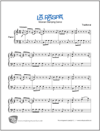 La Raspa Easy Piano Sheet Music Makingmusicfun Net