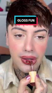 GLOSS MARROM PERFEITO BARATINHO! to encantando com o efeito espelhado ...