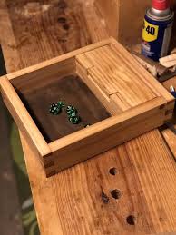 Handmade Dice Tray Dice Tray Cool Woodworking Projects Gaming Table Diy