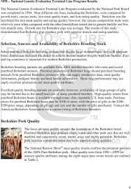 Berkshire Pig Production And Marketing Pdf Free Download