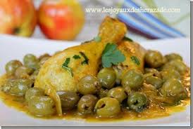 Poulet Aux Olives دجاج بالزيتون Les Joyaux De Sherazade Recette Poulet Aux Olives Recette Poulet Tajine Zitoune
