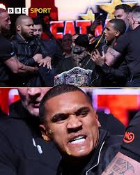 Chris Eubank Jr. vs Conor Benn Face-off Incident