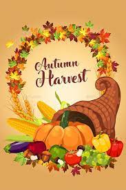 Autumn Harvest Poster Fall Harvest Harvest Day Harvest