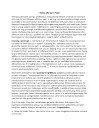 Find research papers and essay topics. Writing A Research Paper