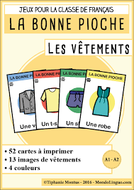 Bp Les Vetements Mondolinguo Francais Jeux De Vocabulaire Fle Jeux Fle