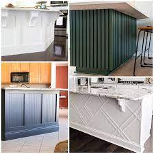 This cheap and simple idea is a quick way to add detail to your kitchen island. 12 Creative Trim Ideas To Take Your Kitchen Island To The Next Level