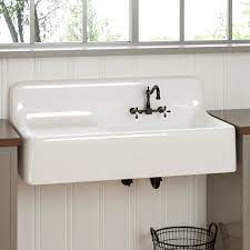 Check spelling or type a new query. 42 Sudbury Cast Iron Wall Hung Kitchen Sink With Left Side Drainboard Magnus Home Products