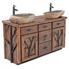 Check spelling or type a new query. Woodland Forest Log Vanity With Tree Accents 48 To 72 Wide Rustic Bathrooms Rustic Bathroom Sinks Rustic Bathroom Vanities