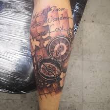 Browse through different shirt styles and colors. Tattoo Uploaded By Joshua Not All Who Wander Are Lost 766927 Tattoodo