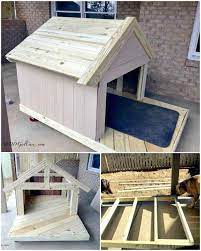Easy Diy Dog House Tutorial Dogdiyprojects Dog House Diy Outdoor Dog House Dog House Plans