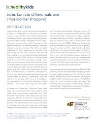 Check spelling or type a new query. Sales Tax Rate Differentials And Cross Border Shopping Introduction