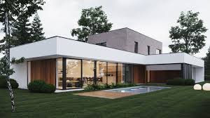 https www behance net gallery 65201367 private house near bratislava architektur haus haus architektur bauhausstil haus