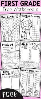 Free First Grade Math Worksheets It Provides Students With Practice In Addition Place Val First Grade Math Worksheets First Grade Worksheets First Grade Math