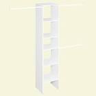 Selectives Narrow 4 ft. to 9 ft. Custom Closet Organizer in White 703200 ClosetMaid