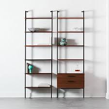 Cb2 helix acacia bookshelf $219 vs. Pin On Boom Shelves