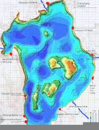 contour lake maps of florida lakes bathymetric maps boat