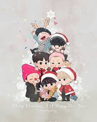 Pin De Anny En Bts Fanart Bts Fanart Fondo De Pantalla Navideno Fondo De Pantalla Bts