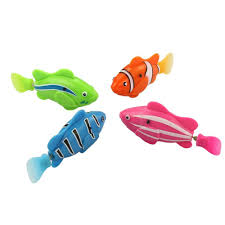 Child Cat Dog Toy Robot Fish Bionic Electric Fish Smart Senor Turning Diving Floating For Pool Aquarium 4 Pieces Lot Cat Toys Pet Supplies Littlest Pet Shop