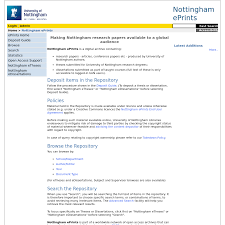 Nottingham eDissertations - Nottingham eDissertations - IS - The University  of Nottingham - Registry of Open Access Repositories