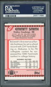 The Best Emmitt Smith Rookie Cards - Recent Selling Prices