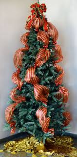 Pin By Incognito Lena Murphy On Holidays Christmas Mesh Christmas Tree Ribbon On Christmas Tree Holiday Christmas Tree