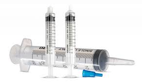 A device used for injecting or drawing fluids through a membrane. Syringe Nipro