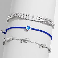 NFL Bracelet Set in Buffalo Bills - BaubleBar