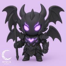 👾 Bellion Chibi Solo Leveling - STL фанарт Теневого Генерала・Бесплатный  STL для 3D-печать・Cults