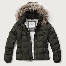 New Abercrombie Fitch Womens Ladies Puffer Jacket Faux Fur Hoodie Olive Xl Nwt Faux Fur Hoodie Faux Fur Jacket Puffer Jackets