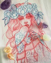 Pin By Elizabeth Young On Gia Rose Tattoo Inspiration Board Witchcraft Tattoos Flower Crown Drawing Crown Drawing Explore creative & latest gypsy tattoo ideas from gypsy tattoo images gallery on tattoostime.com. pinterest